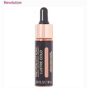 REVOLUTION - Lustre Gold Liquid Highlighter - Brand New